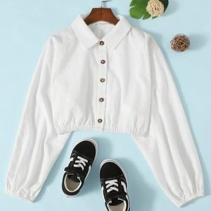 Girls White Blouse